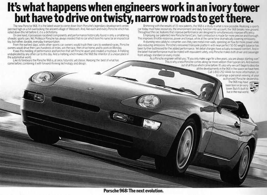 Old Porsche ads discussion on Evo Community